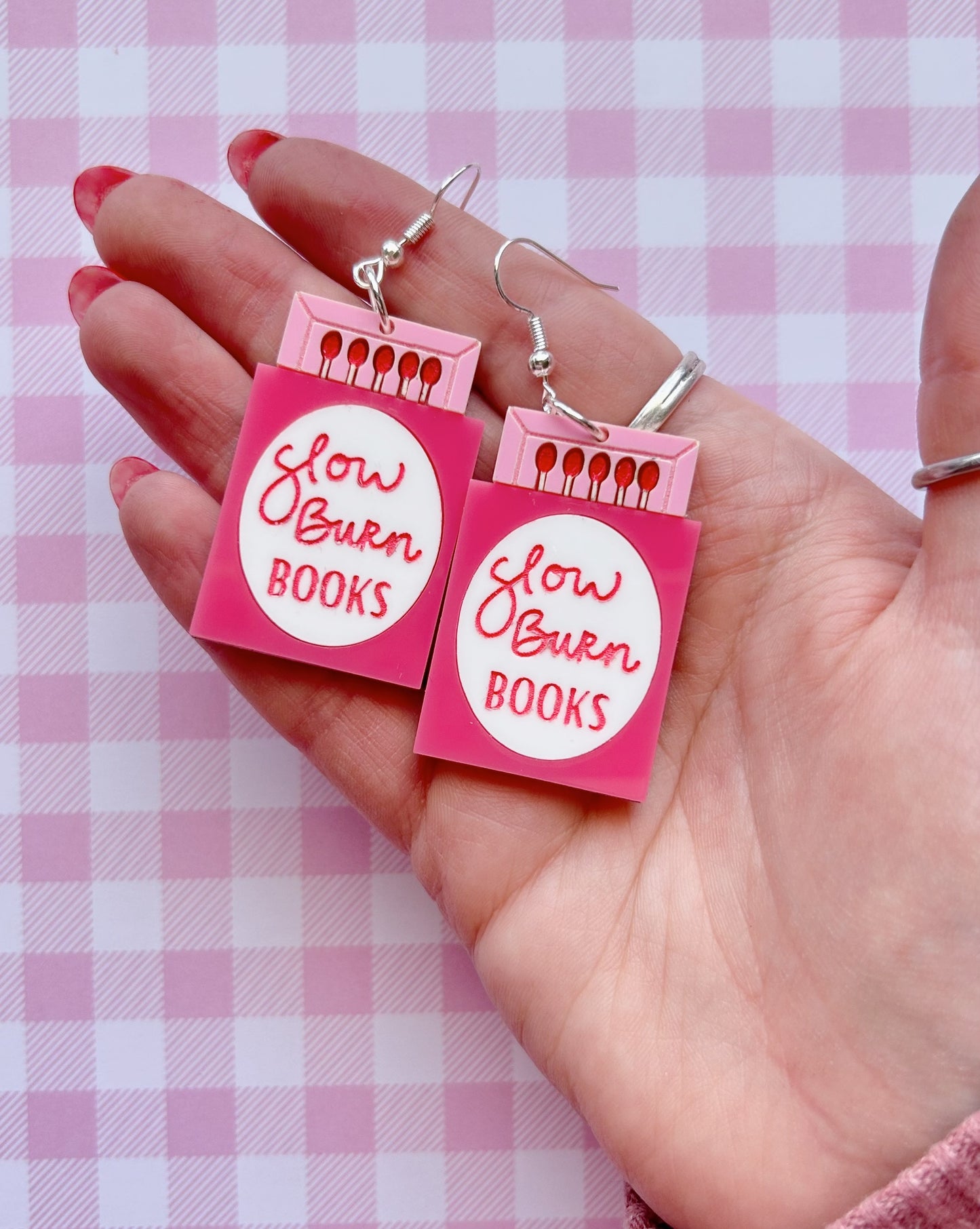 Slow burn match books!