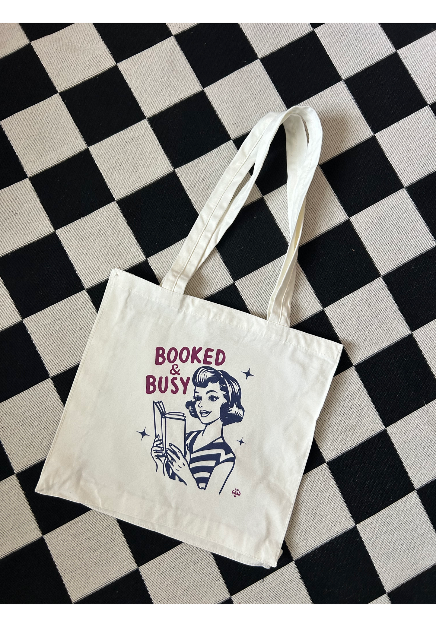 Booked and busy-tote