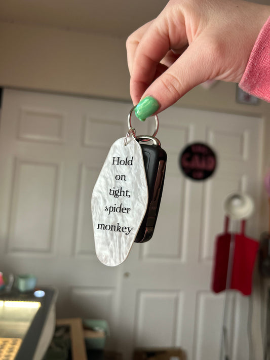 Hold on tight-keychain!