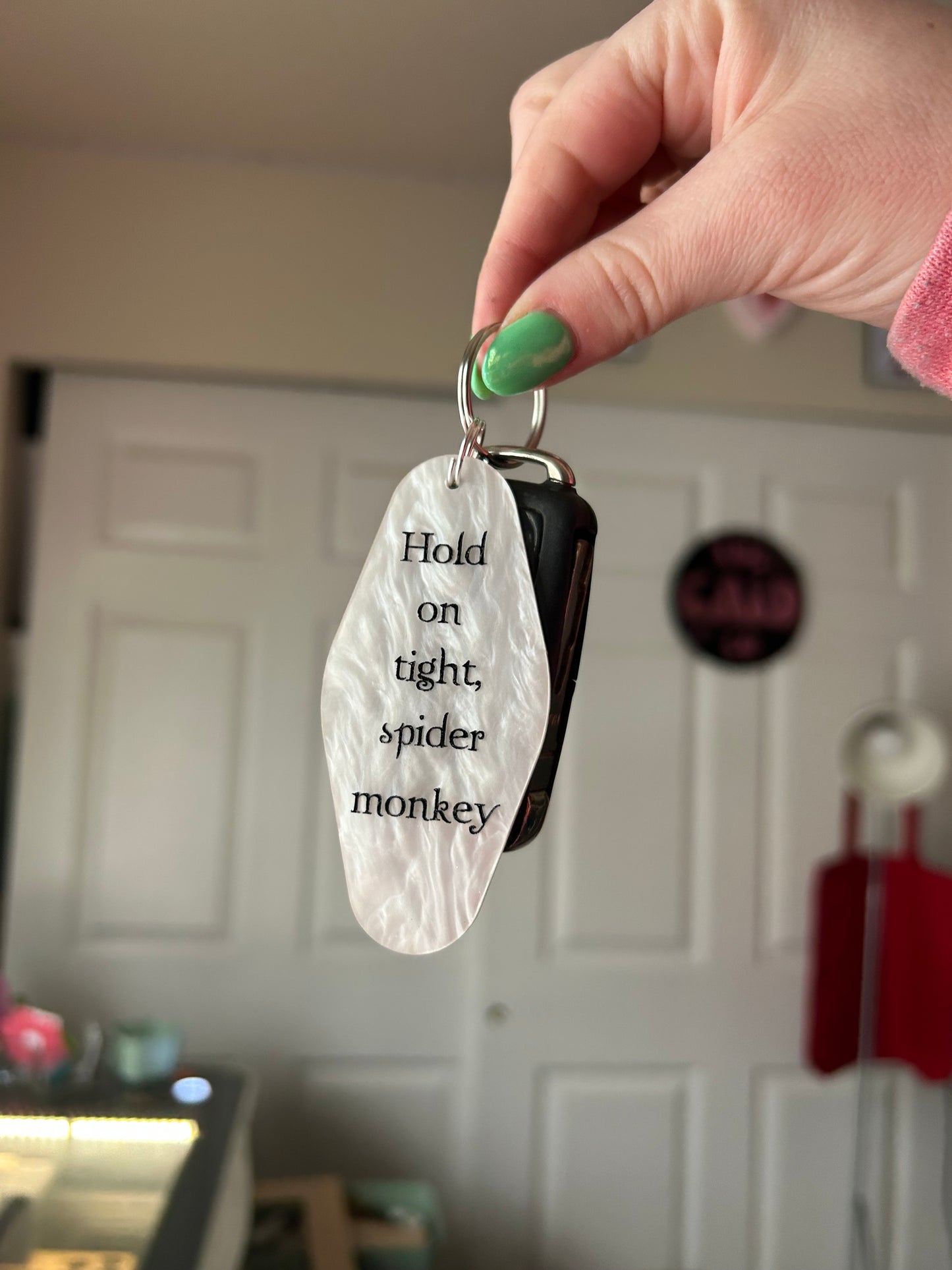 Hold on tight-keychain!