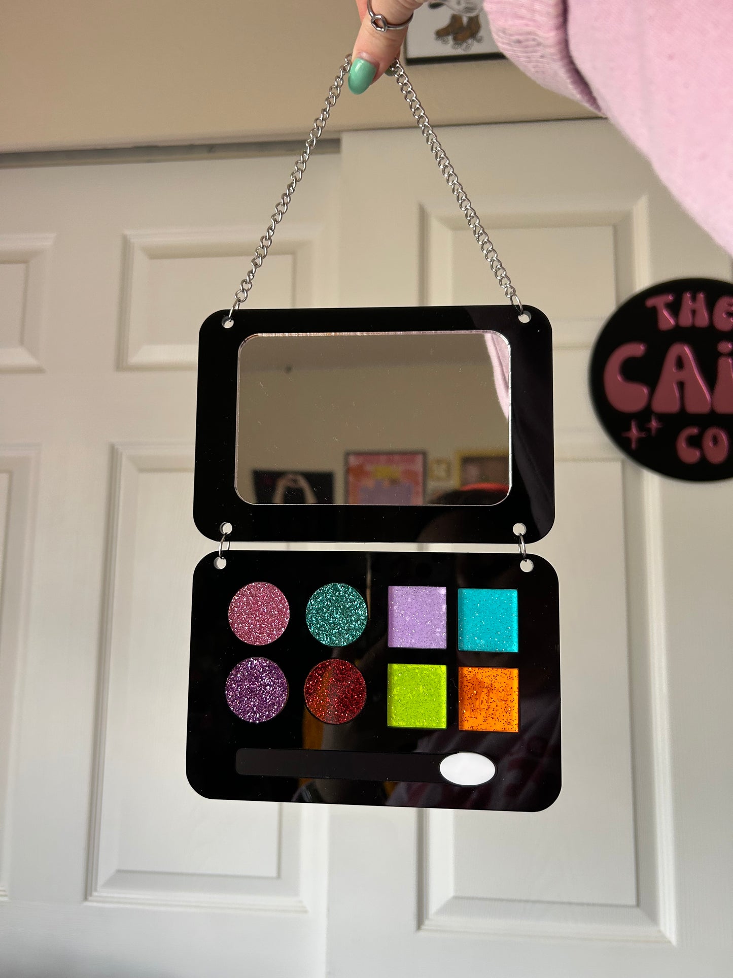 Wake up and makeup-Mirror Wall hang