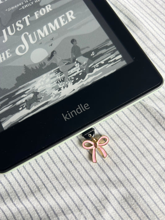 Pink Bow USBC dust plug charm!