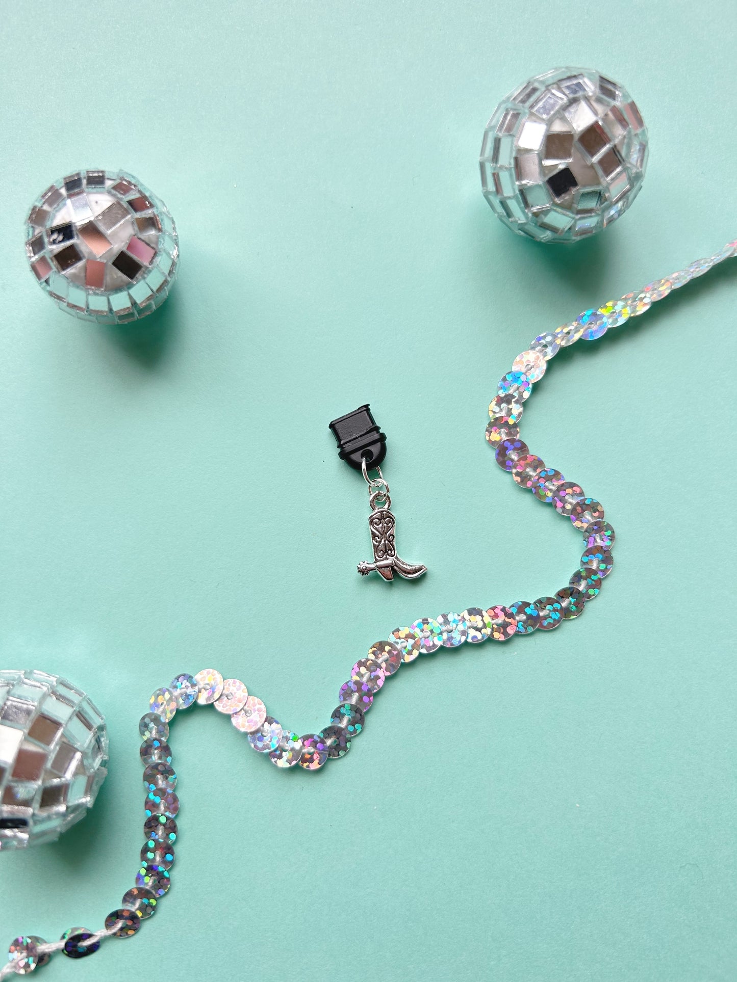 Cowboy boot USBC dust plug charm!