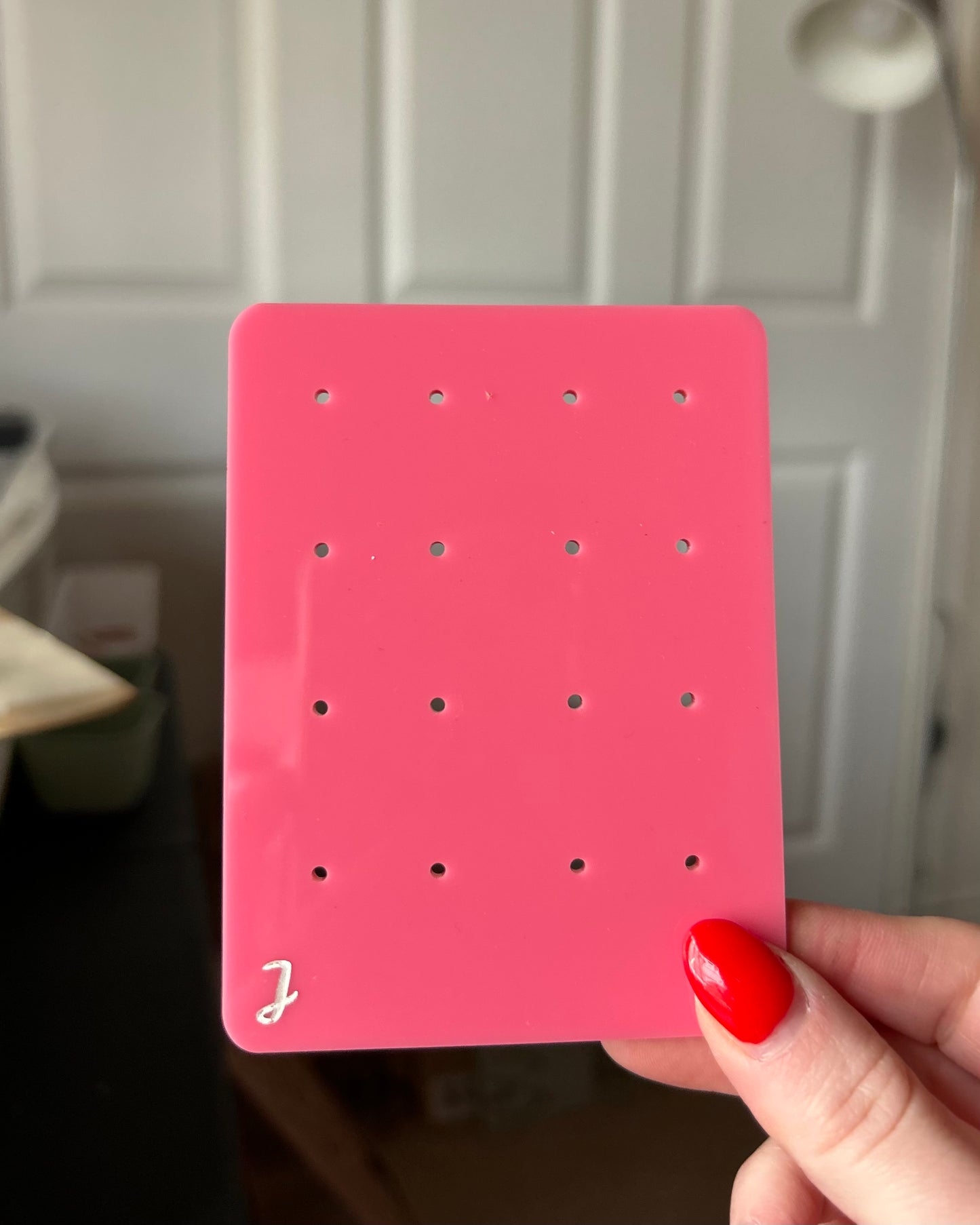 Travel earring plate!