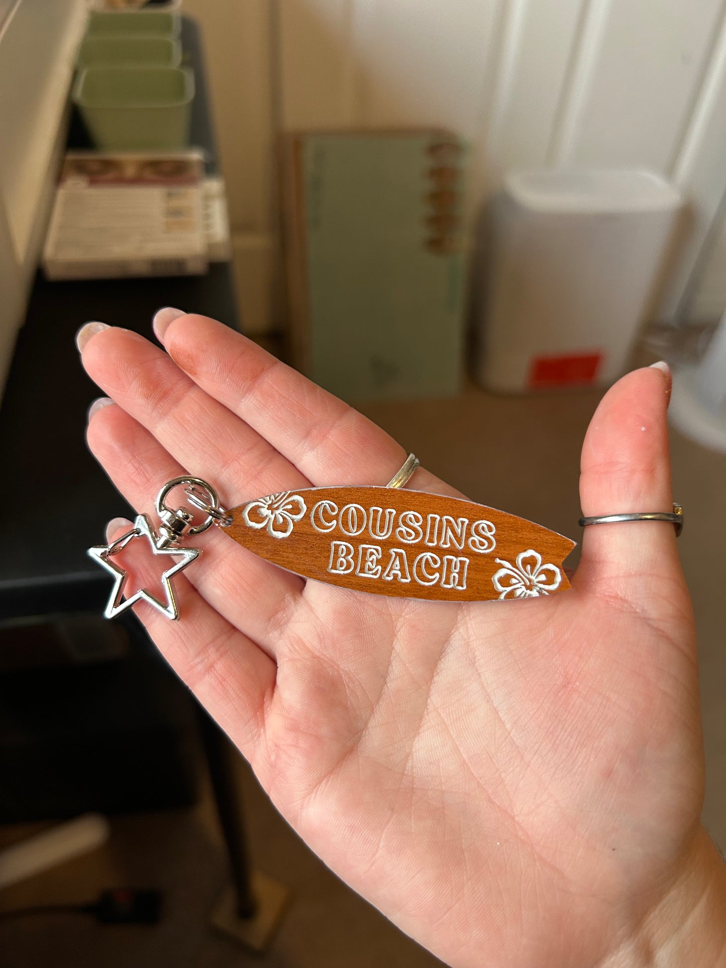 Cousins surfboard keychain-TSITP!