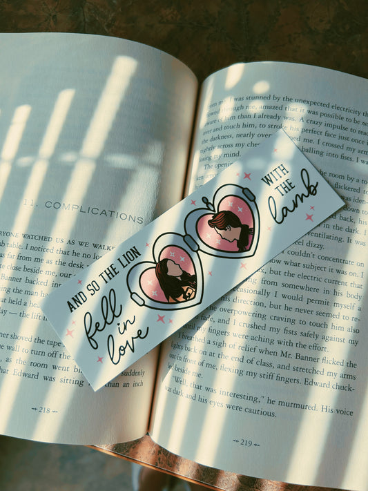 Lamb and the lion-Bookmark!