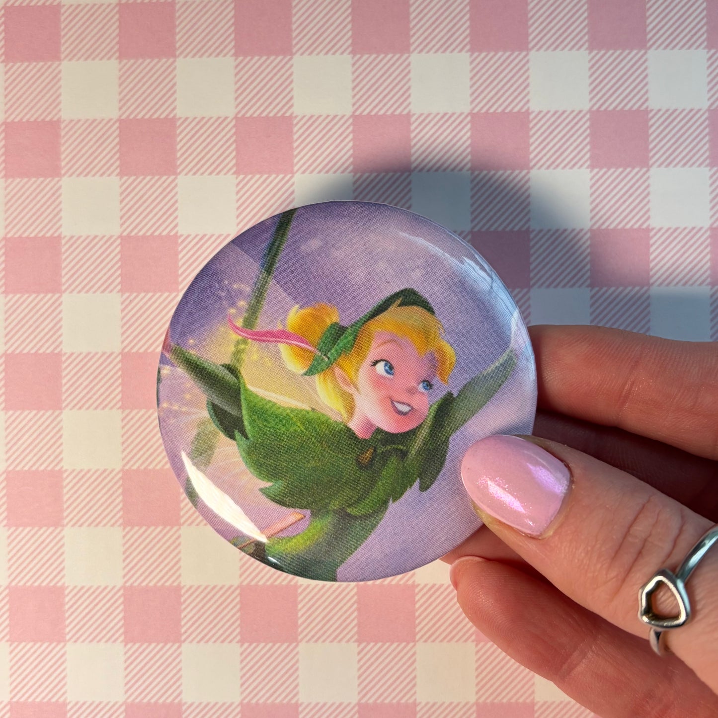 Tink on a journey pin