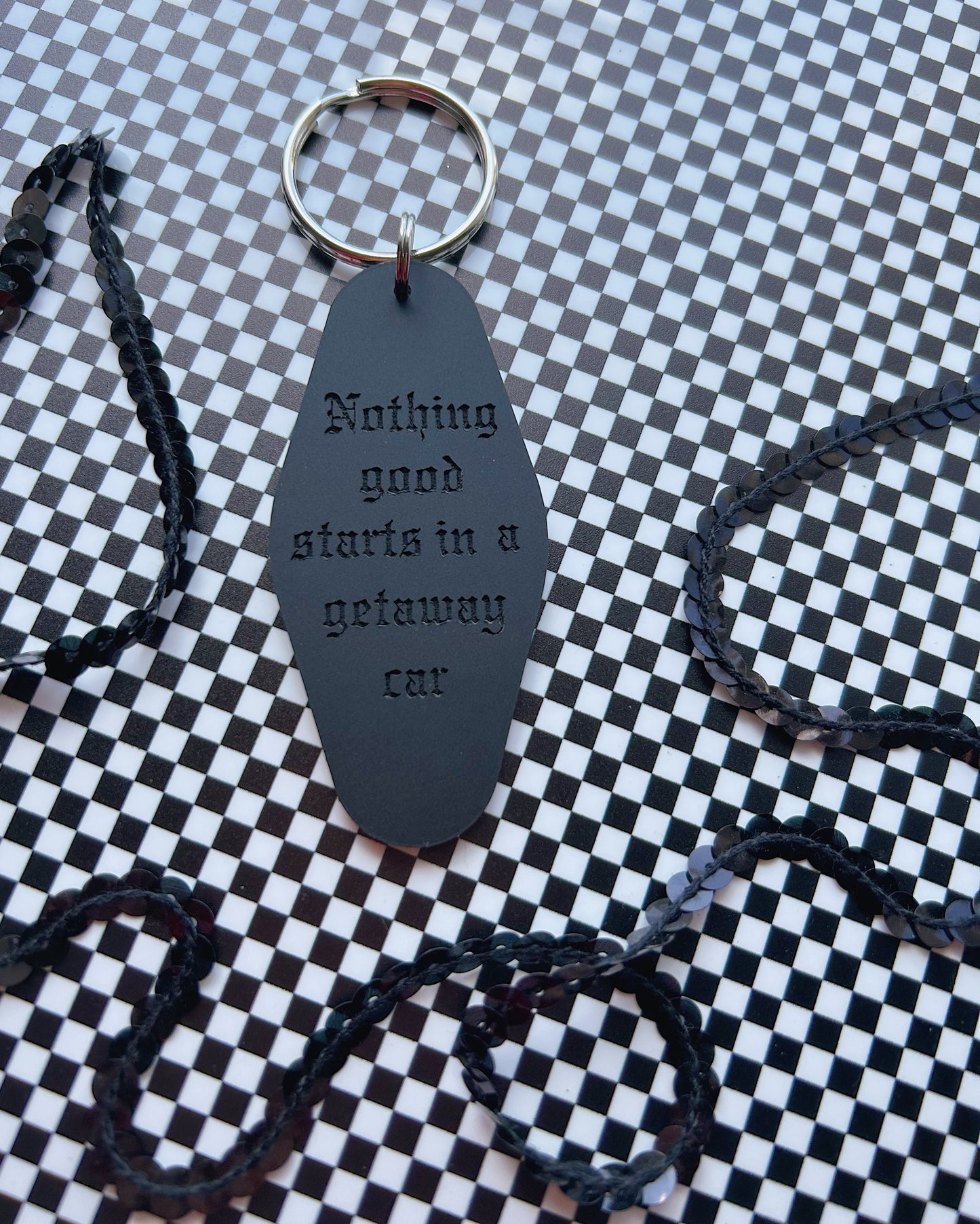 Getaway Car keychain-reputation