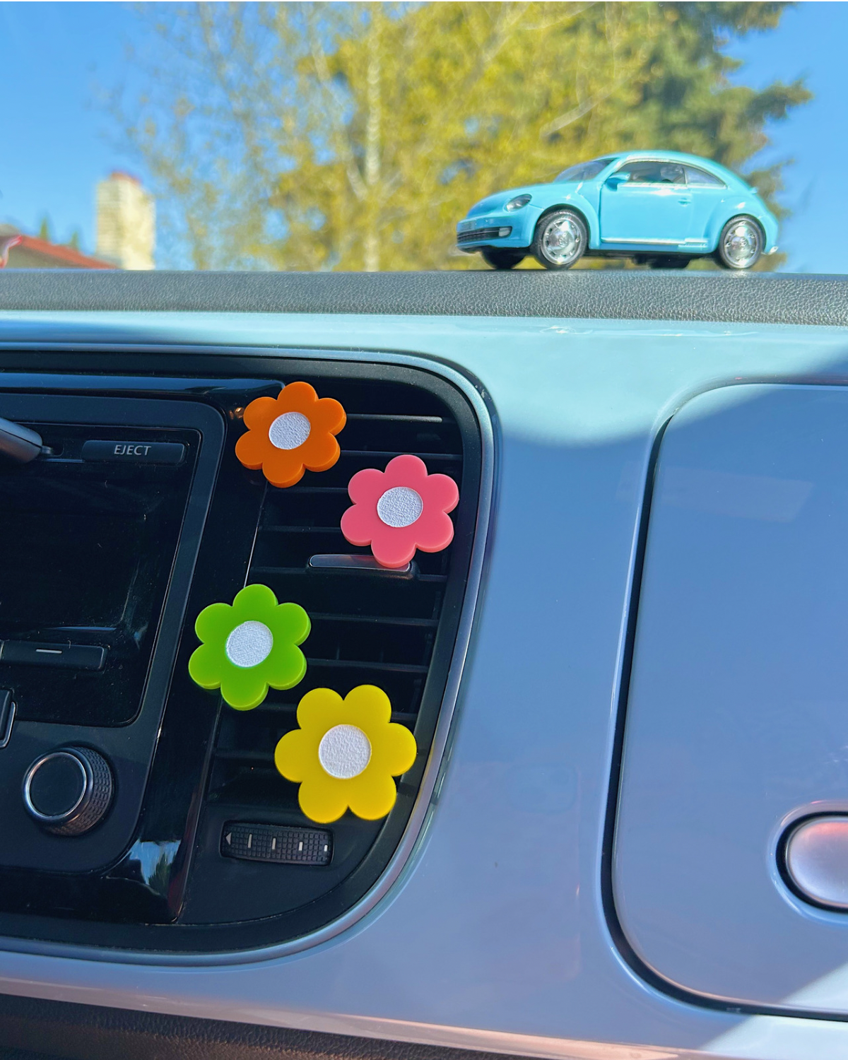 Flower Car Clips