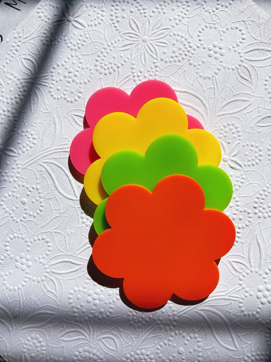 Flower coasters-summer set!