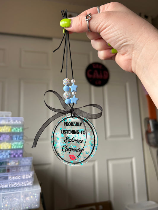 Slim pickins-car charm