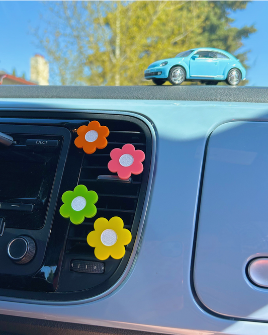 Flower Car Clips